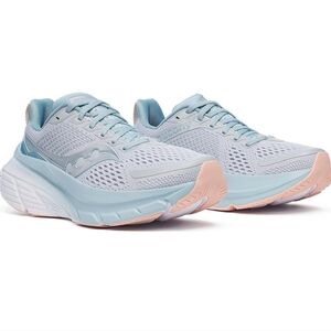 New SAUCONY WOMEN'S GUIDE 17 SNEAKER, Cloud/Topaz 10